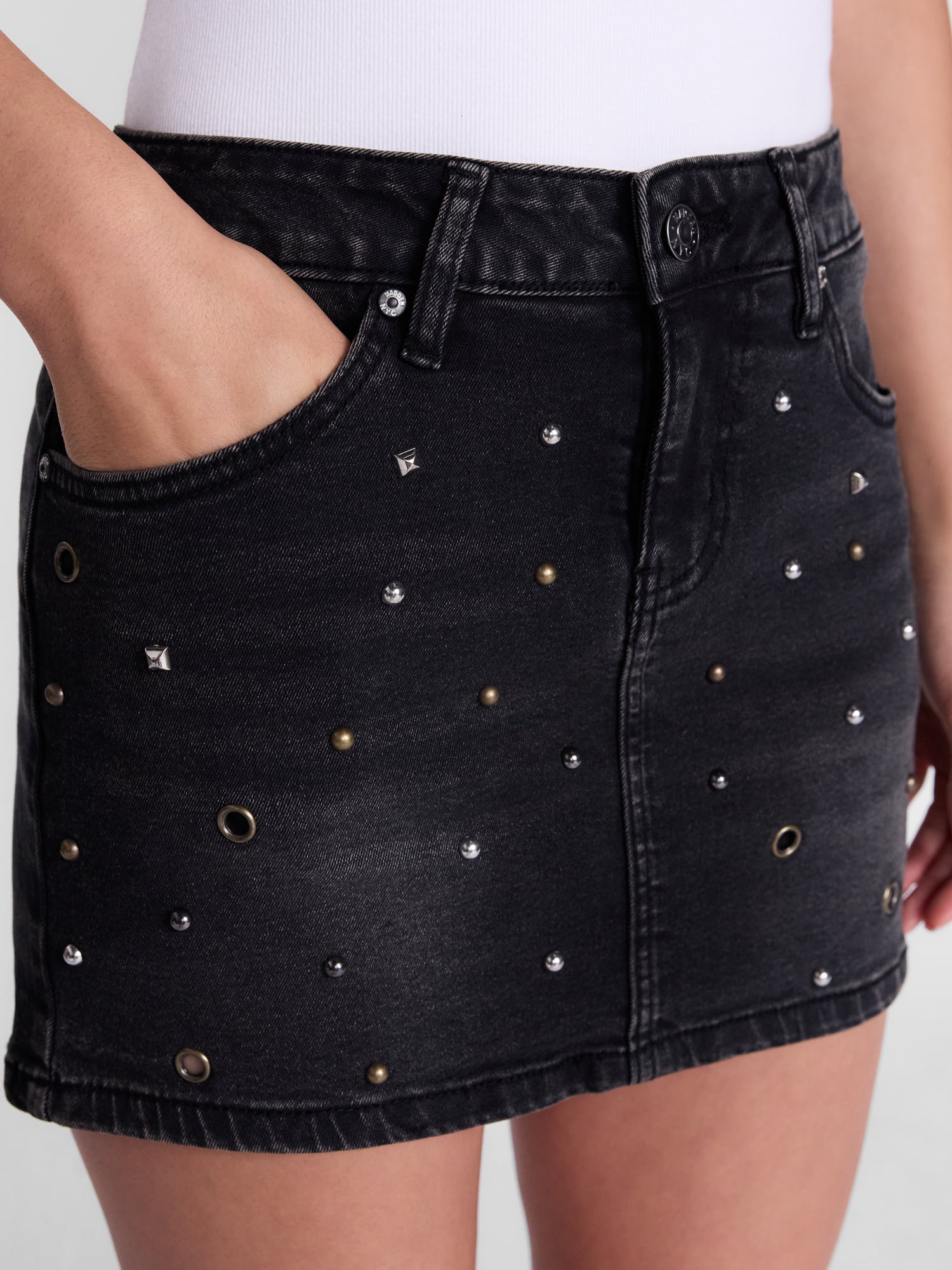 Madden NYC Women’s Grommet Mini Skort, Sizes XXS-XXL
