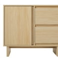 thumbnail image 3 of Walker Edison 63" Scandi TV Stand for TVs up to 65” with Beveled Drawers, Coastal Oak, 3 of 16
