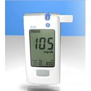 GE100 Blood Glucose Meter  5 Seconds Stores Up To 500 Results and 90-Day Averaging Automatic Coding