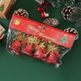 thumbnail image 7 of LanSuare 4Pcs Christmas Metal Jingle Bells, Multicolour Bells with Red Bow and Pinecone, Home Hanging Ornament Suitable for Vehicle Interior, Gift Giving, Christmas Tree Decor, 7 of 7