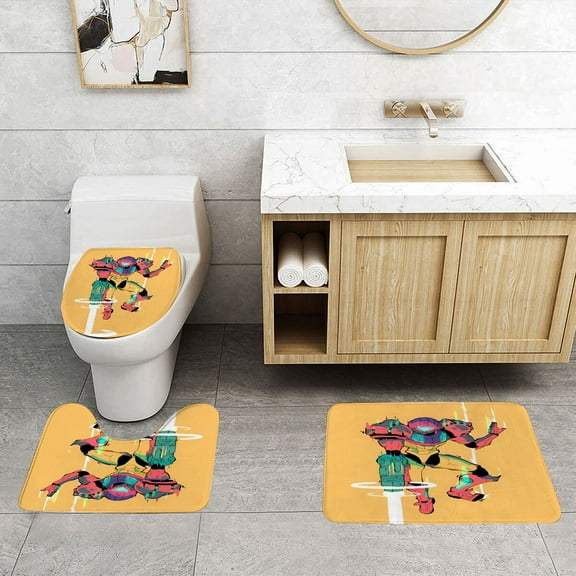 Metroid Classic Three Piece Set With Water Absorption And Anti Slip Properties