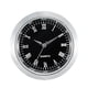 thumbnail image 3 of Inserto de reloj redondo para dormitorio, sala de estar, hardware, oficina, hogar, manualidades, reloj marco plateado negro, 3 of 9