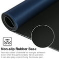 thumbnail image 3 of Cmhoo Gaming Mouse Pad with Stitched Edges,[27.5X11.8IN] Non-Slip Rubber Base,Waterproof Computer Desk Mat for PC,Mac, Laptop-Thick Durable Surface for Office,Home,Work-70x30 DarkblueW, 3 of 5