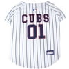 Pets First MLB Chicago Cubs Mesh Jersey for Dogs and Cats - Licensed Soft Poly-Cotton Sports Jersey - Small