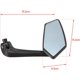 thumbnail image 3 of Espejos laterales para motocicleta, 1 par, espejo retrovisor universal de diamante pentagonal para motocicleta, 3 of 5
