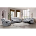 thumbnail image 2 of U250 GREY RECLINING SOFA, 2 of 4