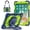 Dark Blue+Green, variant on Rugged Case For iPad 5th 6th Generation 9.7 inch & Air 2 & Pro 9.7 Shockproof Cover with Rotatable Stand & Pencil Ring & Strap