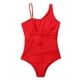thumbnail image 1 of Acyse Womens Bikinis for Summer Clearance Juniors Cute Mesh Shoulder Tie Off Waist Swimwear, 1 of 3
