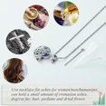 thumbnail image 4 of Tree of Life Urn Necklace for Ashes Heart Cremation Jewelry Crystal Ash Pendant for Human Dog Cat Ashes with Funnel Filler Jewelry Gifts for Women Cremation Souvenir Jewelry, 4 of 6