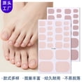 thumbnail image 5 of Red Toenail Stickers, 24Pcs Solid Color Self-Adhesive Toe Nail Wraps, Buy 2 Get 1 Free, Press On Toenails for Women, Waterproof Fake Toe Nails, Full Cover Toenail Polish Strips for Pedicure, 5 of 10