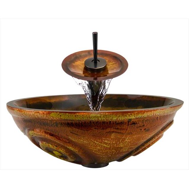 610-WF-ORB Oil Rubbed Bronze Bathroom Waterfall Faucet Ensemble