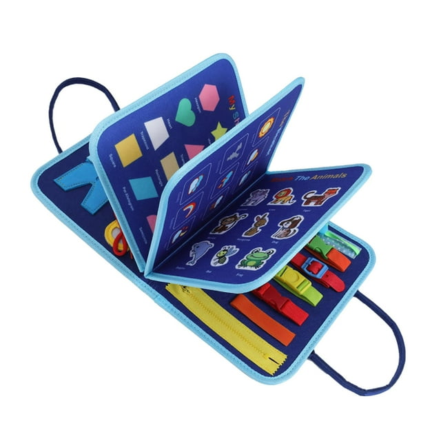 Tablero de actividades de juguete Hugo para desarrollo de bebés habilidades motoras finas educativo