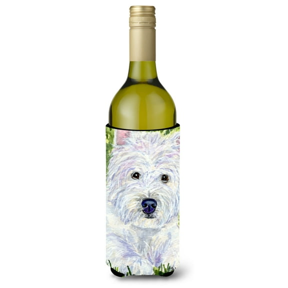 Caroline's Treasures SS8835LITERK Westie Wine Bottle Hugger, Wine Bottle, multicolor