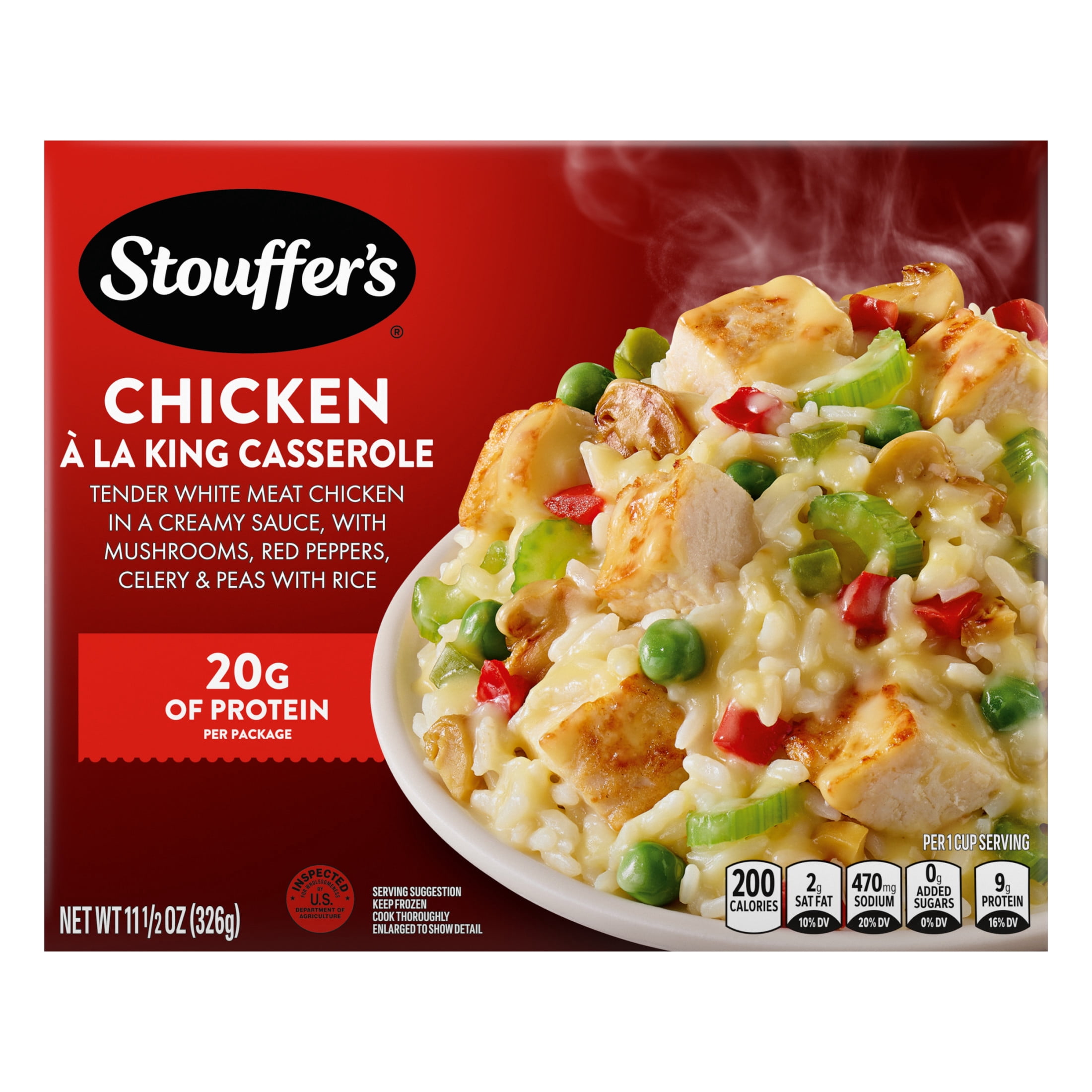 Stouffer's Chicken A La King Frozen Meal, 11.5 oz (Frozen)