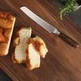 thumbnail image 4 of Babish 8-Inch Bread Knife – High-Carbon 1.4116 German Steel Serrated Knife with Dark Pakka Wood Handle, Full-Tang Razor Sharp Kitchen Knife for Slicing Bread, Crusting & Artisan Loaves, 4 of 6