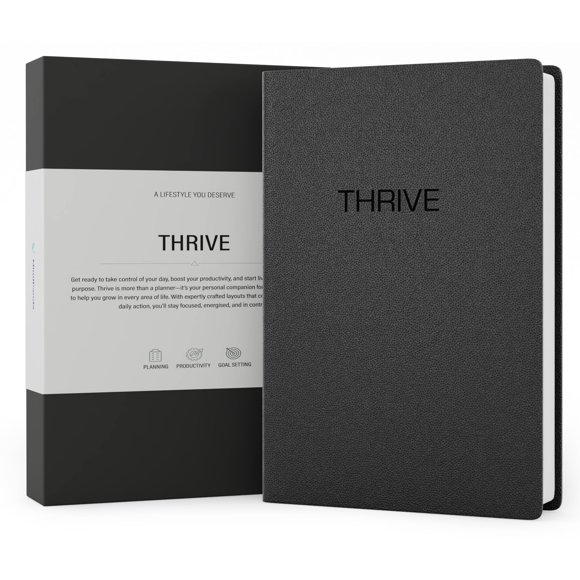 MindPanda | Thrive Productivity Planner for Daily, Weekly and Monthly Planning & Goal Setting - Premium Guided 90-Day System for Focus, Goal Setting,