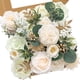thumbnail image 1 of Flores artificiales Serwalin White Peony para decoración de bodas, 1 of 8