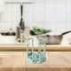 thumbnail image 4 of Escurreplatos extensible | Soporte ajustable de plástico para platos y cuencos | Organizador retráctil para tazas, ollas y utensilios de cocina | Amarillo, verde y blanco, 4 of 6