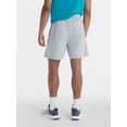 thumbnail image 3 of Athletic Works Men's and Big Men's Tri-Blend Active Shorts, 7" Inseam, Sizes XS-5XL, 3 of 5
