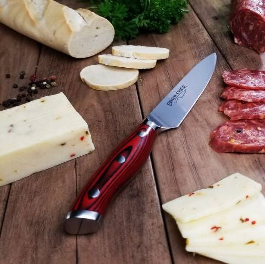 Ergo Chef Crimson Series 6" Boning Utility Knife German Stainless Steel G10 Handle
