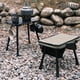 thumbnail image 2 of Taburete plegable para acampar al aire libre, taburete ligero de pony, altura ajustable de doble uso, 2 of 8