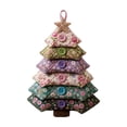 thumbnail image 2 of Layered Fabric Tree Ornament DIY Sewing Kit with Button & Hanging，8 Inch Christmas Tree Handmade Decor for Beginner Friendly Gift, 2 of 8