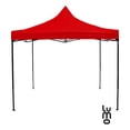 thumbnail image 2 of Toldo LUM0 3x3 Carpa Impermeable Ajustable Portatil Exteriores Rojo, 2 of 7