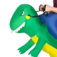 thumbnail image 4 of Inflatable Dinosaur Ride On Halloween Costume for Adults, Adult Size S-XL (28-42), by Morph Costumes, 4 of 5