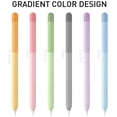 thumbnail image 4 of (Amarillo) Funda Apple Pencil 1.ª generación, funda de silicona de color degradado, carcasa protectora, accesorios para mango compatible con Apple Pencil 1.ª generación, 4 of 5