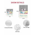 thumbnail image 7 of Easter Kitchen Dish Towels for Drying Dishes Set of 3, Spring Watercolor Bunny Eggs Flowers Black Plaid Waffle Weave Microfiber Hand Tea Bathroom Towels Quick Dry & Absorbent Towel 12x12, 7 of 7