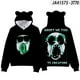 thumbnail image 1 of Doors Roblox-Sudadera con capucha y orejas de gato para parejas, suéter informal holgado de moda callejera, tendencia que combina con todo, Escape de la puerta, 1 of 4