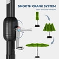 thumbnail image 3 of 13ft Patio Umbrella with Base,Double Sided Outdoor Large Rectangular Patio Umbrella with Crank Handle, for Lawn Garden,Home,Outdoor Activities, 3 of 8