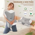 thumbnail image 3 of SAWUGA Cervical Neck Pillow for Pain Relief - Ergonomic Memory Foam Pillows for Sleeping, Cooling Side Sleeper Pillow for Neck Support, Contour Orthopedic Bed Pillow for Back Stomach Sleepers, 3 of 6