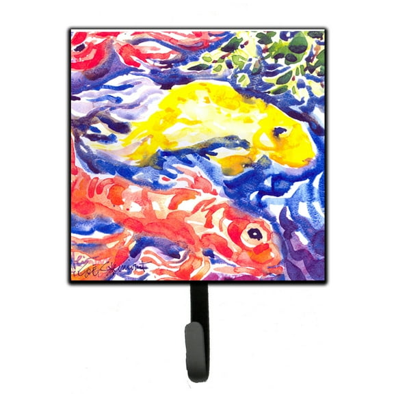 Carolines Treasures 6116SH4 Fish - Koi in the pond Leash or Key Holder 7Hx4.25W multicolor