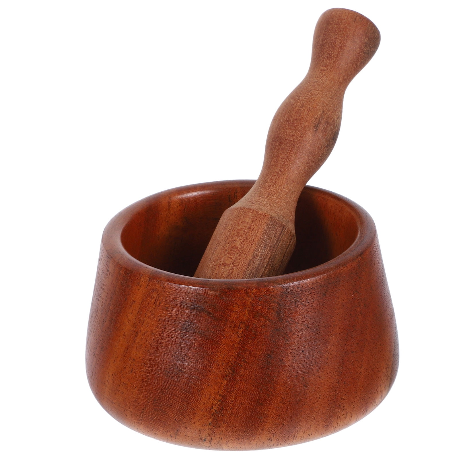 CRILSTYLEO Pestle Garlic Mortar Pestle Set Multi Wood 1 Set