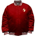 thumbnail image 2 of Men's Mitchell & Ness Scarlet/Silver San Francisco 49ers Big & Tall Throwback Reversible Full-Zip Jacket, 2 of 5