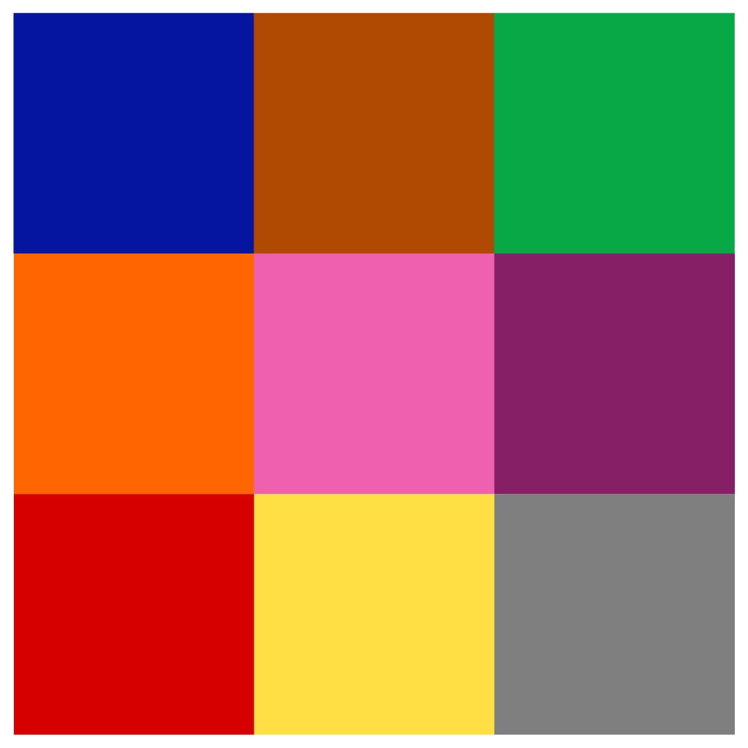 8 Colors
