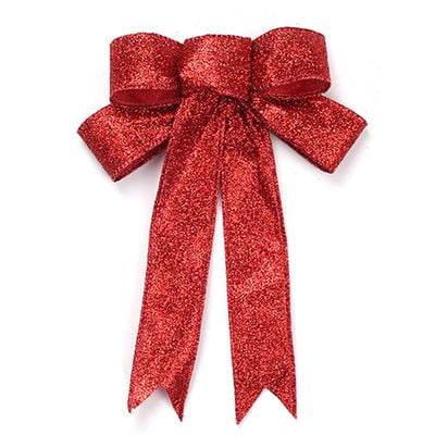 International Tractor Christmas Ornaments KABOER Golden Onion Powder Locking Bow Christmas Decoration Christmas Tree Ornaments Christmas Ornaments ()
