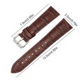 thumbnail image 3 of Correa de reloj de moda de cuero de grano superior resistente al agua correa de reloj moderna para hombres y mujeres DQrwqpou Para estrenar, 3 of 3