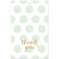 thumbnail image 2 of Mint Polka Dots Baby Shower Thank You Cards and Envelopes - 50 Count, 2 of 2
