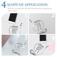 thumbnail image 6 of VERDANVERSE Usb Cable Protective Cover PP 10Pcs 0.98X0.79X0.39Inch, 6 of 8