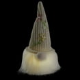 thumbnail image 7 of Northlight 10" Lighted Cream Sitting Gnome Figure Head with a Knitted Hat, 7 of 7