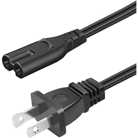 Quyaojz 8.2ft Power Cord Replacement for Klipsch SW-350 RSB11 R20B R10B SW-450 1010438 1010439 KD-10SW R-121SW R-101SW SB3 SB3BK Subwoofer 2 Prong Power Cord AC Cable