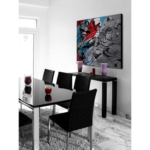 Marmont Hill "Versus" by Josh Ruggs Painting Print on Brushed Aluminum