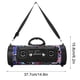 thumbnail image 3 of Altavoces Bluetooth, altavoz portátil Bluetooth para exteriores de 15 W, subwoofer con luz LED, tarjeta multifunción, micrófono, sonido con subwoofer, radio FM, altavoces inalámbricos, 3 of 4
