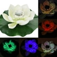 thumbnail image 4 of Luz De Loto Luz De Estanque Energía Solar Impermeable Cambio De Color Lámpara De Flor De Loto Para Jardín ANGGREK Otros, 4 of 8