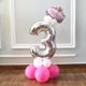 thumbnail image 4 of 32 Pulgadas de Grandes Número Establecido Balloon Baby Shower Decoración de Cumpleaños BLESIY Conjunto de globos de números, 4 of 7