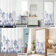 thumbnail image 6 of Pine Forest Fabric Shower Curtain Watercolor Plants Gray Blue Washable Shower Curtains for Bathroom, Waterproof Bath Curtain with Hooks Home Decor 72x84in, 6 of 8