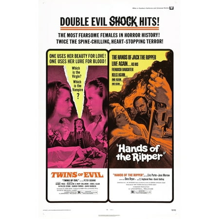 Twins Of Evil Hands Of The Ripper Us Poster 1971 Movie Poster