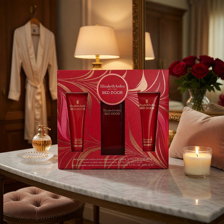 Elizabeth Arden Red Door Perfume Gift Set, 3.3 Oz Eau De Toilette